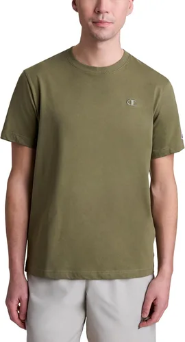 Miniatura 28 de Champion Men's Classic Short Sleeve T-Shirt, Standard Fit, Midweight 100% Cotton, Available in Regular and Big & Tall Blanco brillante