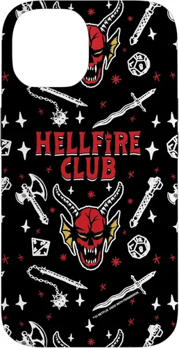 Miniatura 4 de Funda con patrón Hellfire Club de Stranger Things para iPhone 11 Pro Max