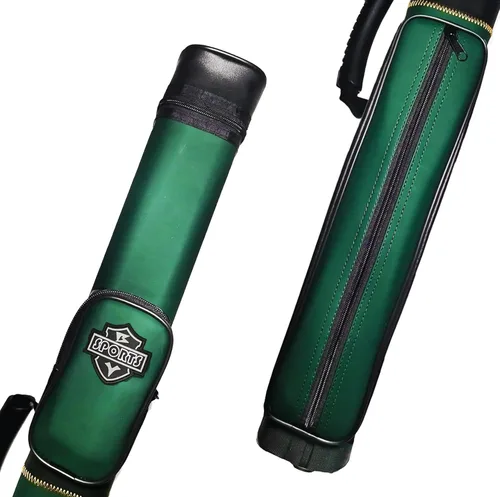Miniatura 3 de Estuche de transporte para palo de billar 2x2 cuadrado y duro C11-Verde