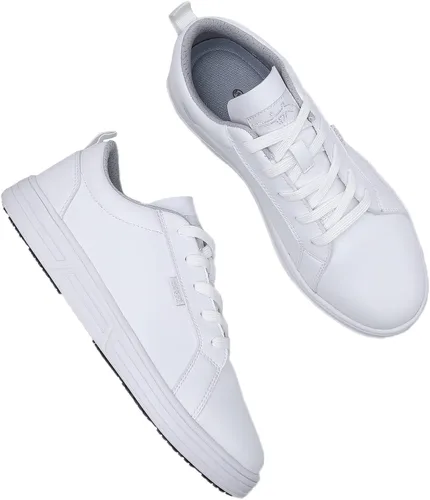 Miniatura 4 de LMQLZHYC Zapatos de trabajo antideslizantes para hombre, zapatos de servicio de alimentos, zapatos de chef, zapatos de enfermería