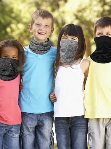 Miniatura 7 de 4 polainas de cuello para niños, unisex, protección UV, pasamontañas para verano