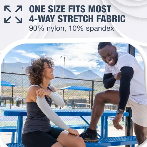 Miniatura 4 de SportsTrail Mangas Refrescantes para Brazos para Hombres y Mujeres – Transpirables, Protección Solar UV, Mangas Deportivas para Brazos para Mujeres