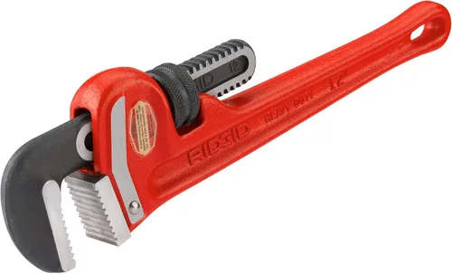 Miniatura 20 de RIDGID 31030 - Llave de tubería recta de servicio pesado, llave de fontanería resistente de 24 pulgadas con hilos autolimpiantes y mordazas