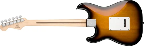 Miniatura 6 de Paquete de guitarra Squier by Fender Stratocaster para principiantes, diapasón de laurel, color marrón Sunburst, con bolsa Gig Bag, amplificador