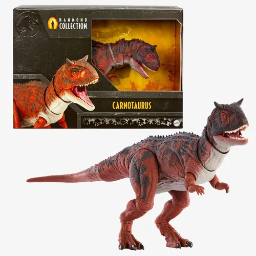 Miniatura 7 de Mattel Jurassic World Hammond Collection - Figura de acción, estegosaurio del parque jurásico del mundo perdido, juguete de dinosaurio grande