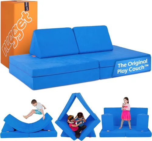 Miniatura 20 de Nugget - El sofá de juego original para niños - Sofá modular de espuma infantil para sala de juegos, imaginación y juego creativo de extremos Bambú