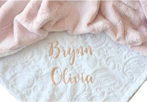 Manta de bebé de felpa personalizada con nombre personalizado para el nombre del bebé de las niñas, regalo de bebé personalizado para baby shower o