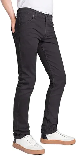 Miniatura 3 de TEGIAS Jeans de Cuadros Elásticos de Ajuste Ceñido para Hombre, Comodidad Clásica, Ajuste Regular