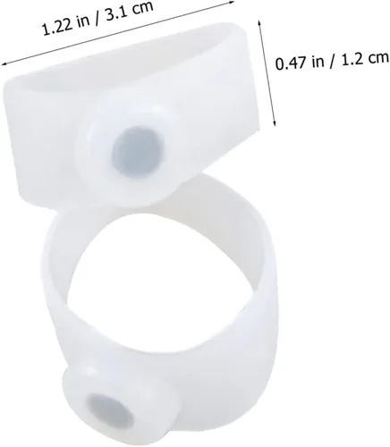 Miniatura 4 de 5 pares de anillos de dedo del pie cubiertas magnéticas de banda elástica cubierta de dedo del pie herramienta magnética Jansio anillo para dedos