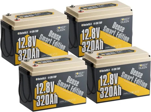Miniatura 19 de Power Queen Batería Lifepo4 de 12V 100ah de litio, batería de ciclo profundo del grupo 31 con 1280Wh de energía, hasta 15000 ciclos y vida útil