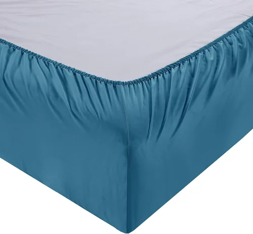 Miniatura 4 de Juego de sábanas 100% Tencel, 4 piezas con bolsillos profundos de hasta 18 pulgadas, lujosamente frescas, súper suaves y sedosas de tejido de satén