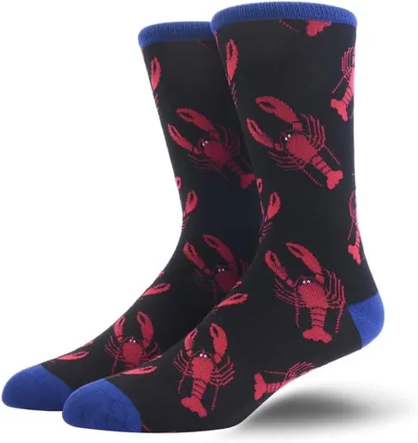 Miniatura 3 de Calcetines deportivos de media pantorrilla con diseño de animales frutales, piña, pingüino, gato, para mujeres y hombres