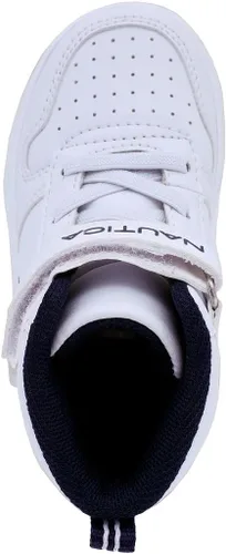Miniatura 4 de Nautica Kids High Top Sneaker Boots for Boys and Girls, Toddler and Little Kid Basketball-Style Athletic Shoes with Easy Strap and Cushioned Sole
