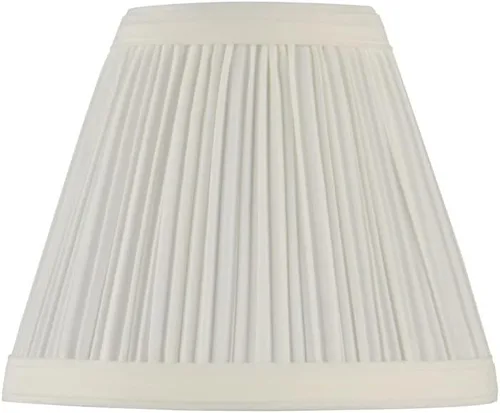 Miniatura 21 de Aspen Creative 30008 Lámpara de araña con forma de campana pequeña, color beige, parte superior de 3 pulgadas x 6 pulgadas inferior x 5 pulgadas