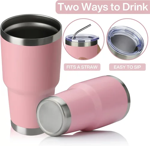 Miniatura 3 de Meway vaso para café de 30 onzas Rosado