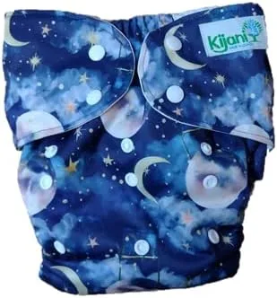 Miniatura 6 de Pañal de tela XL para niños grandes, 30-70 libras, reutilizable para niños de 13 a 66.1 lbs (animales del bosque)