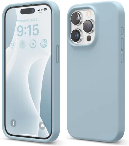 Miniatura 25 de elago Compatible con Funda para iPhone 15 Pro, Funda de Silicona Líquida, Cubierta Protectora de Cuerpo Completo, Resistente a Golpes, Funda Delgada