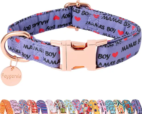 Miniatura 18 de Faygarsle Collar Lindo de Perro para Perras y Perros Machos, Collar Suave y Elegante para Mascotas con Diseño de Limón, Collar de Perro Amarillo