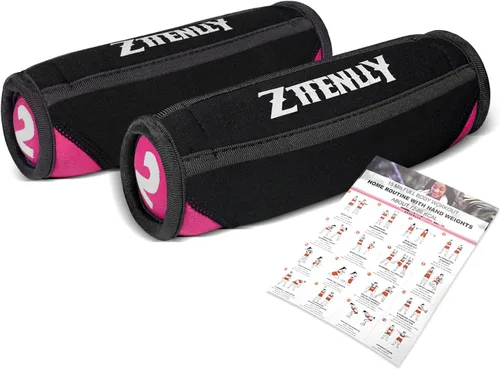 Juegos de pesas de mano para caminar, ajuste cómodo, 1 libra, 2 libras y 3 libras, juegos de pesas suaves para caminar para mujeres y hombres en