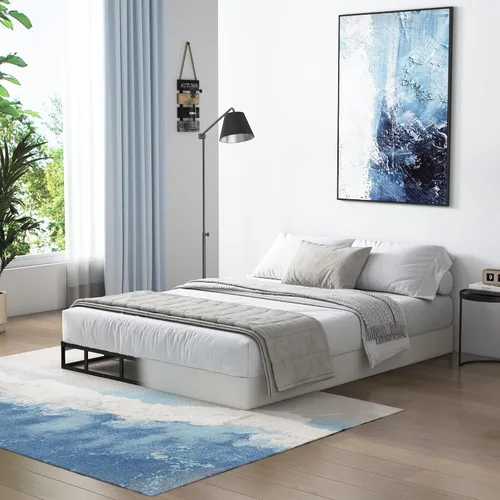 Miniatura 3 de Vehowy Somier de 7 pulgadas para cama Full, solo somier de tamaño Full, base de colchón de servicio pesado, base de cama de metal, antideslizante