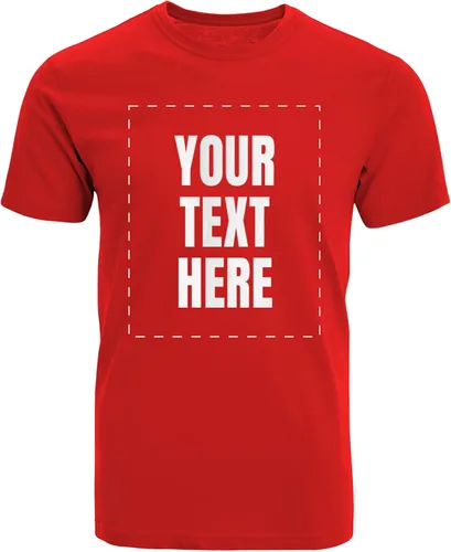 Miniatura 19 de GotPrint Camisa personalizada para hombres, mujeres, añade tu propio texto, camisetas personalizables, camiseta personalizable en la parte delantera