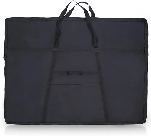 Miniatura 8 de JJRING Dacron - Bolsa ligera para portafolio de arte, 19.6 x 25.6 pulgadas, para 18 x 24 pulgadas, funda de almacenamiento negra para póster