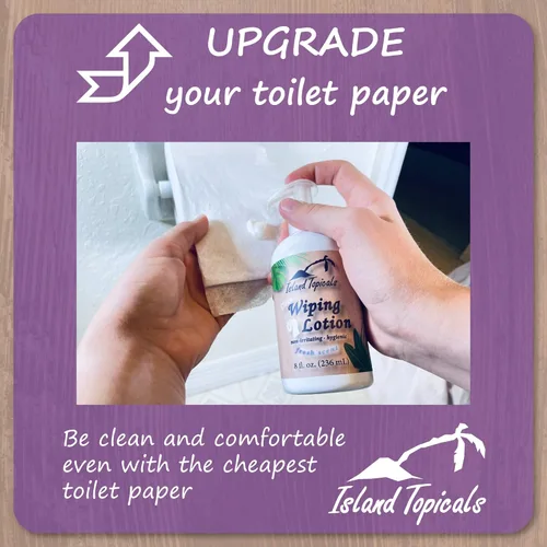 Miniatura 3 de Loción limpiadora Experimenta la limpieza con menos papel higiénico Botella de 8 onzas líquidas (aroma fresco)