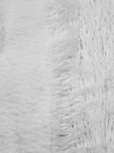 Miniatura 4 de Tela rizada de pelo sintético de alpaca de pelo largo vendido por The Yard (blanco)