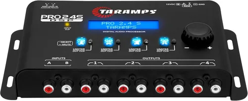 Miniatura 5 de Taramp's Pro 2.4S DSP Crossover procesador de señal digital completo y ecualizador con secuenciador de 15 bandas de ecualización gráfica 12 EQ
