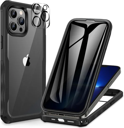 Miniatura 64 de CENHUFO Funda de privacidad para iPhone 11 Pro, funda de cuerpo completo con protector de pantalla de privacidad de vidrio templado 9H integrado