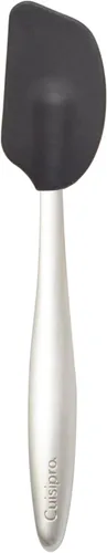 Cuisipro PICCOLO - Espátula de silicona de 8 pulgadas, color negro