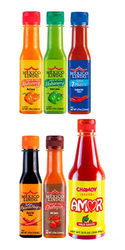 Miniatura 4 de Mexico Lindo Salsa picante Green Habanero Pimienta de chile Habanero verde real 75,900 niveles Scoville Disfruta con comida mexicana, mariscos