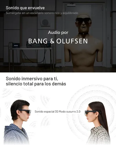 Miniatura 4 de RayNeo Air 4 Pro AR/XR - Pantalla de video HDR10 de 201 pulgadas, chip Vision 4000, audio de Bang & Olufsen, películas 3D y gafas inteligentes