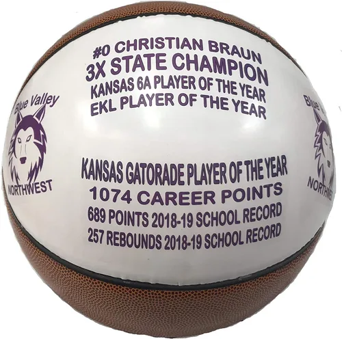 Miniatura 2 de Baloncesto personalizado de tamaño reglamentario Panel individual Pelota grande oficial de tamaño 7 para entrenador, papá, cualquier fan