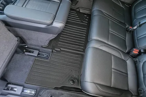 Miniatura 5 de SMARTLINER Juego de alfombrillas de 3 filas de ajuste personalizado para todo tipo de clima, compatible con Jeep Grand Wagoneer 2022-2025