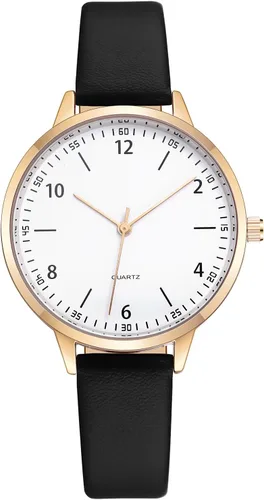 IBSO Women Watches Leather Mesh Strap Round Case Analog Fashion Ladies Wrist Watches
