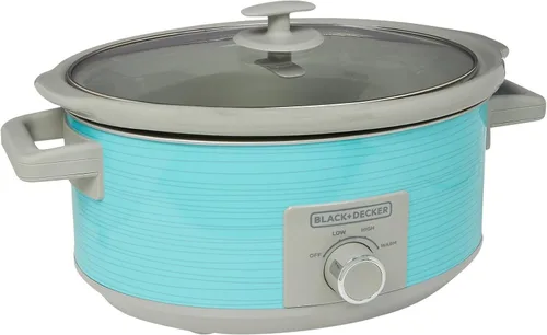 Miniatura 10 de Black+Decker Olla de cocción lenta con control de dial de 7 cuartos