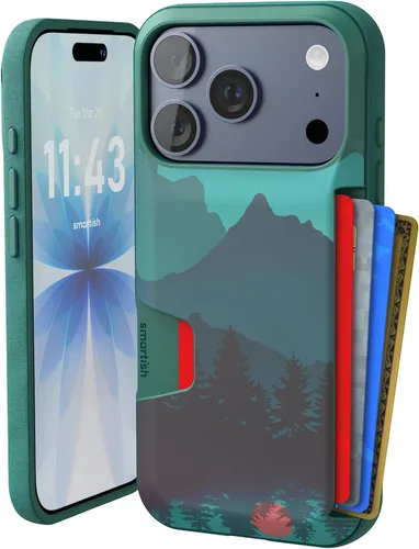 Miniatura 17 de Smartish - Funda tipo cartera para iPhone 11, diseño de cartera volumen 1 [delgada + protectora] con tarjetero - probada para caídas con ranura