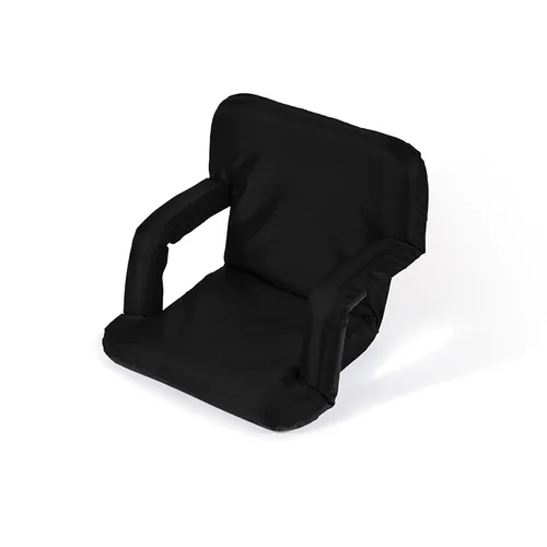 Miniatura 2 de Trademark Innovations sillón de estadio reclinable portátil y ajustable, Negro