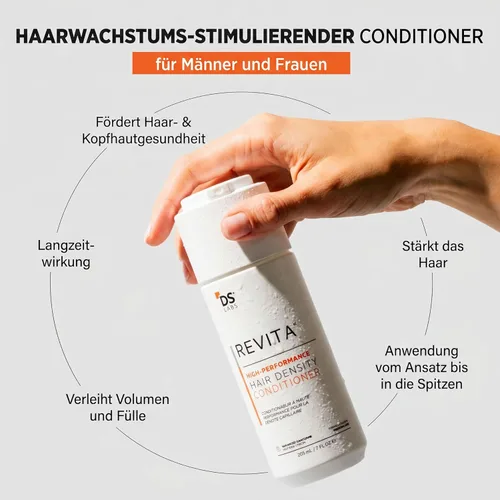 Miniatura 2 de DS Labs Revita Acondicionador, 205 mL – Hidratación Refrescante del Cuero Cabelludo para un Aspecto Más Lleno, Hidratación Sin Peso, Cafeína
