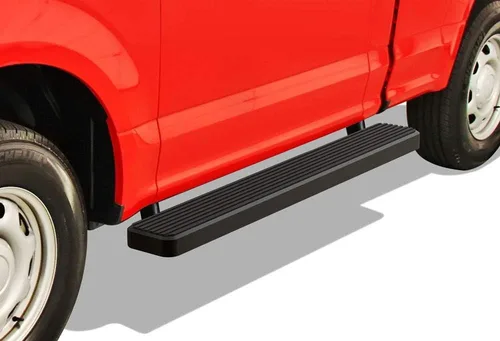 Miniatura 13 de APS - Estribos negros, compatibles con Ford F-150 Regular Cab 2015-2026 y F-250 / F-350 Super Duty 2017-2026