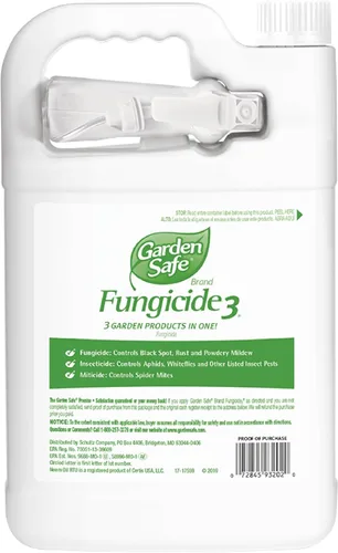 Miniatura 11 de Fungicida de la marca Garden Safe3, 1 galón, Fungicida, Insecticida y Acaricida con extracto de aceite de neem para jardinería orgánica, controla