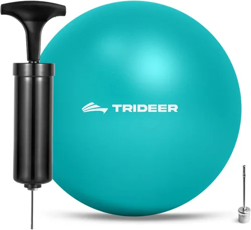Miniatura 8 de Trideer Pelota de Pilates - 7-8 pulgadas con bomba, pelota pequeña de core para yoga, barre, fisioterapia