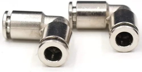 Miniatura 5 de Codo de unión de 3/8 pulgadas, accesorios de conexión rápida para tubos de acero inoxidable, conectores de empuje, CEKER 3/8" x 3/8" OD accesorios