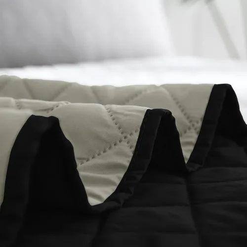 Miniatura 6 de Easy-Going - Juego de edredón reversible tamaño individual con 1 edredón y 1 funda de almohada, suave cubierta de cama, colcha de microfibra ligera