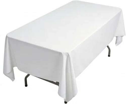 Miniatura 23 de Mantel rectangular de poliéster, manteles para mesas rectangulares de 6 pies, manteles de tela decorativa lavable para bodas, banquetes y campamento