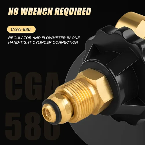 Miniatura 3 de Siasky Regulador de nitrógeno VN-500 - 4 modos de trabajo (TST/PRG/BRZ/OFF) - Ajuste de presión de 0-500PSI para purga de nitrógeno de precisión