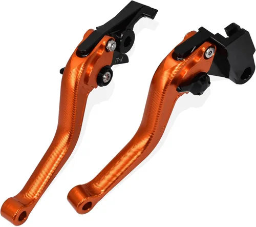 Miniatura 12 de 3D Fishbone Pattern Short Brake Clutch Lever for Yamaha Fazer FZ-1 FZ-8 FZ-6 FZ-6R FZS600, CNC Aluminum Alloy Made (Black)