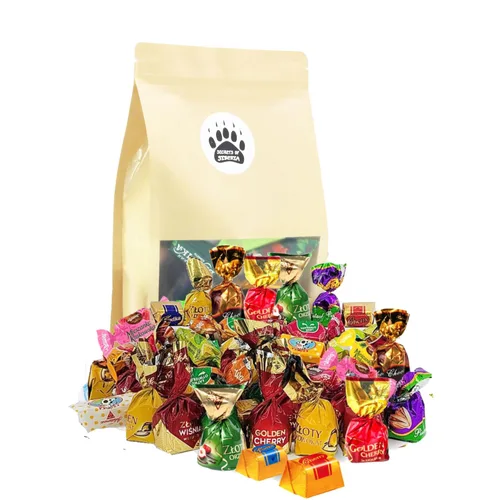 SECRETS OF SIBERIA - EXCLUSIVO Polonia Surtido Party Mix Candies – Caja Variedad de Famosas Obleas de Chocolate Polaco Caramelo y Jelly Candy Mix