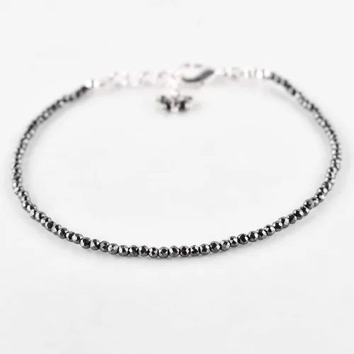 Miniatura 31 de Natural Gemstone Micro Beads Dainty Bangle Bracelet, Handmade Birthstone Jewelry, Healing Chakra Crystals, Silver Plated 8 inch, Birthday Gift for